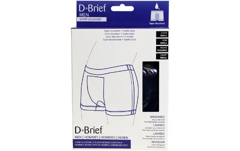 DBrief Mens Short Leg Boxer