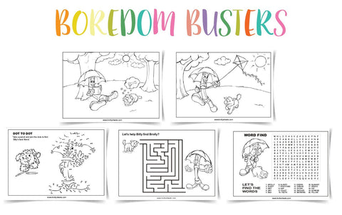 Boredom Busters Printables Brolly Sheets AU 