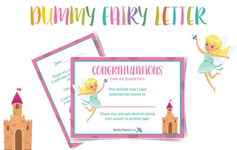 Dummy Fairy Letter & Certificate Printables Brolly Sheets AU Dummy Fairy Pink 