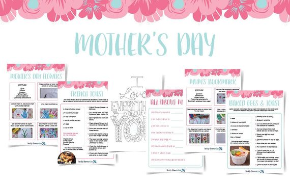 Mother's Day Activities Printables Brolly Sheets AU 