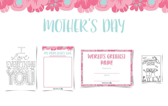 Mother's Day Activities Printables Brolly Sheets AU 